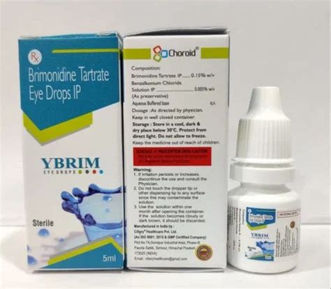 Brimonidine Tartrate 0.15% Eye Drops IP, Packaging Size: 5 ml at Rs 190 ...