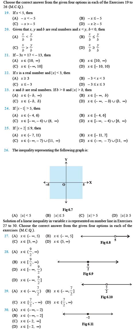 Linear Inequalities Questions And Answers Pdf