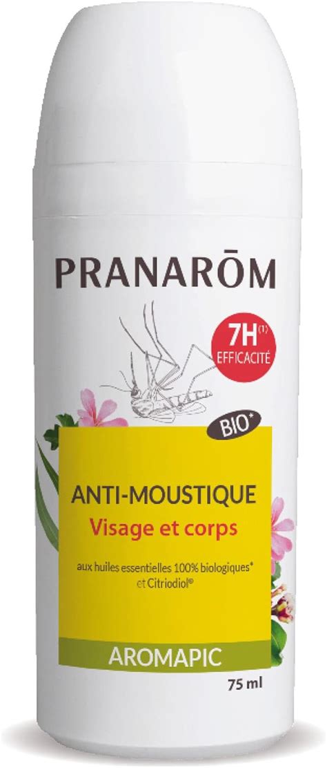 Pranar M Roller Anti Moustiques Bio Efficacit Heures Aux Huiles