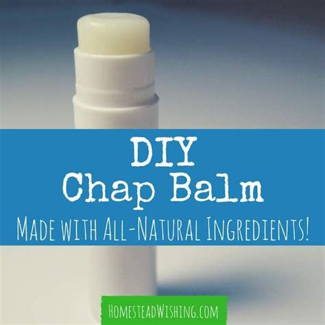 Homemade Lip Balm Recipe All Natural And No Scents Added Chapstick