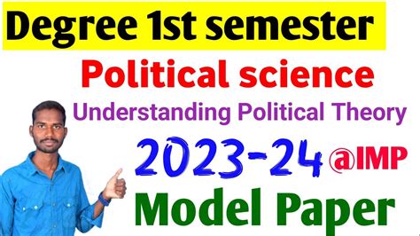 Degree St Semester Political Science Important Questions Political