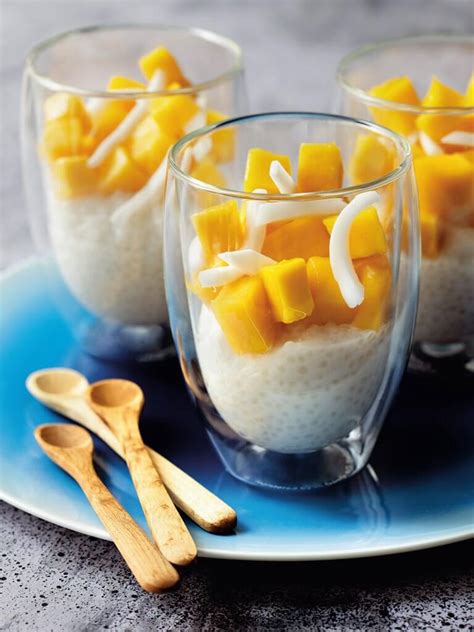 Mango Coconut Tapioca Pudding Recipe Elle Gourmet