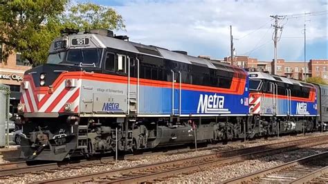 Afternoon Pre Rush Metra Railfanning La Grange Illinois Youtube