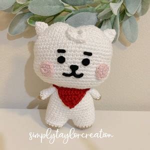 Baby Rj Bt Amigurumi Crochet Plushie Bts Etsy