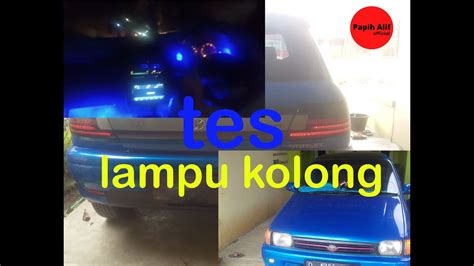 Tes Lampu Kolong Dashbord Youtube