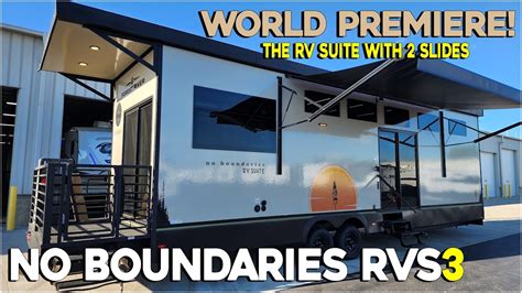 World Premiere 2025 No Boundaries Rvs 3 Travel Trailer At Couchs Rv