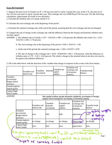 Econ 203 Tutorial Week 8 Econ 203 Tutorial 8 Page 1 Suppose The Price