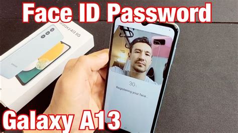 Galaxy A A How To Setup Add Face Id Password Youtube