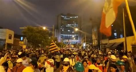 Marcha En Lima En Vivo Minuto A Minuto De Movilizaciones Hacia El