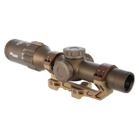 Sig Sauer Tango T X Mm Fl Illum Mrad Fde Sfp Riflescope W