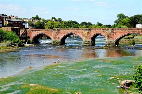 Old Dee Bridge Chester Stock Photo Image Of Cutwater