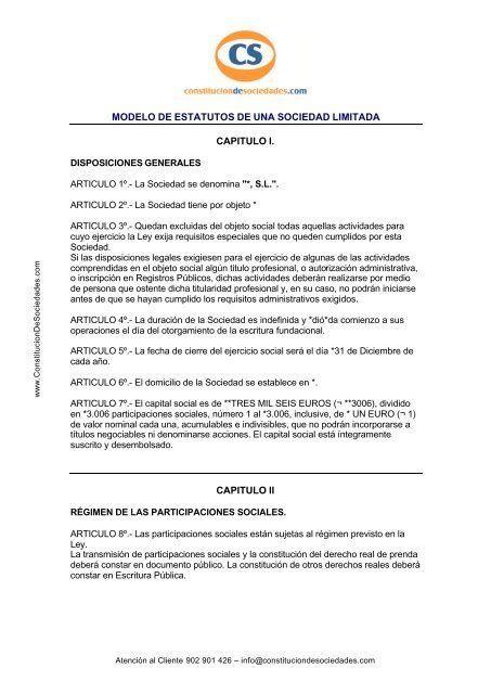 Introducir Imagen Modelo De Constitucion De Sociedad Abzlocal Mx