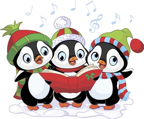 Christmas Penguins 2578x2146 Png Clipart Download