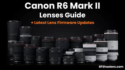 The Best Lenses For The Canon Eos R6 Mark Ii In 2025 Rf Shooters