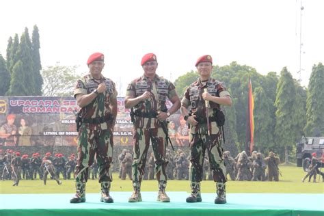 Danjen Kopassus Mayjen Tni Iwan Setiawan Pimpin Sertijab Komandan Grup