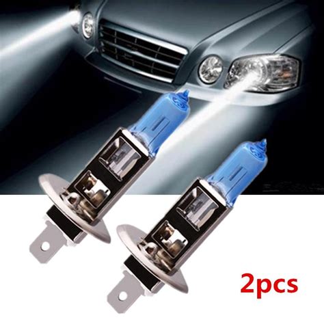 Pcs H W V Halogen Bulb Fog Lights High Power Car Headlight Lamp