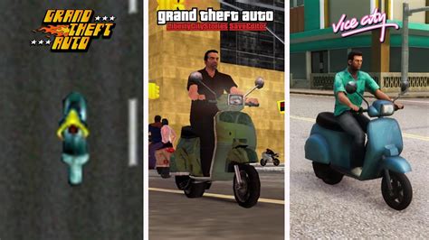 Grand Theft Auto Faggio In Gta Games Youtube