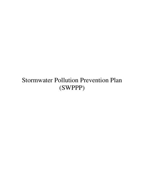 Nevada Stormwater Pollution Prevention Plan Swppp Fill Out Sign