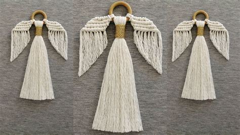 DIY ANGEL En MACRAME Paso A Paso DIY Macrame Angel Tutorial