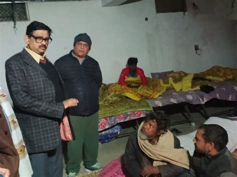 Sirmaur Paonta Sahib Sdm Vivek Mahajan Surprise Inspection Of Night Shelter पांवटा साहिब