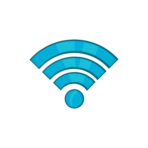 Wi Fi Icon Cartoon Style 14598162 Vector Art At Vecteezy