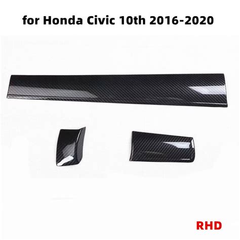 Para honda civic 10th 2016 2020 acessórios decoração interior console