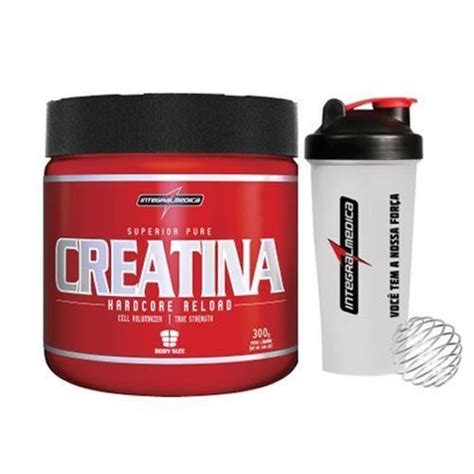 Creatina Integralm Dica Hardcore Reload G Coqueteleira Ml