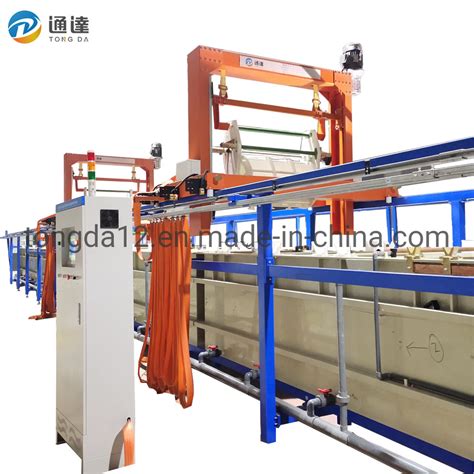 Tongda Full Automatic Zinc Electroplating Equipment Barrel Plating