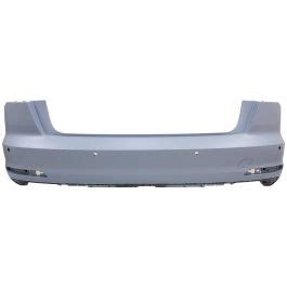 Audi A Sedan Rear Bumper Cover Primed Wo Parallel Pk Assist Wo S