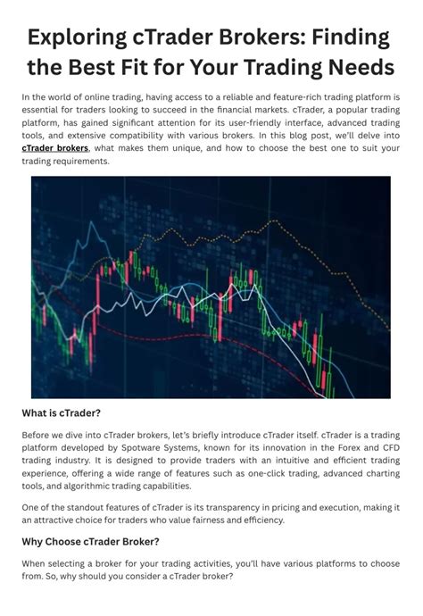 Ppt Exploring Ctrader Brokers Finding The Best Fit For Your Trading