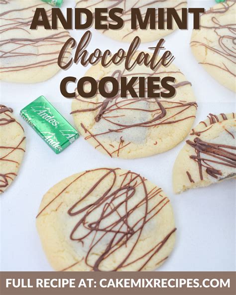 Andes Mint Chocolate Cookies | Cake Mix Recipes