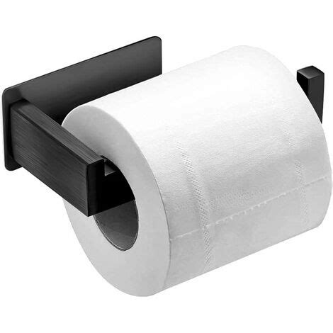 Porte Papier Toilette Auto Adh Sif M En Acier Inoxydable Support De