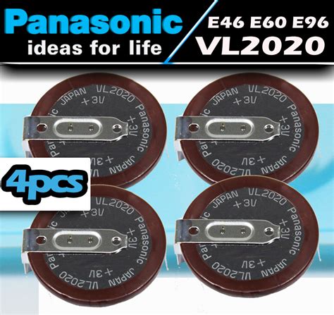 4 New Panasonic Vl2020 Battery For Bmw E46 E60 E92 E39 328 330 M3 X5 528i 540i Ebay