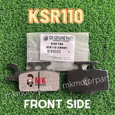 Front Disc Brake Pad Kawasaki Ksr Ksr110 Kulit Brek Depan Shopee Malaysia