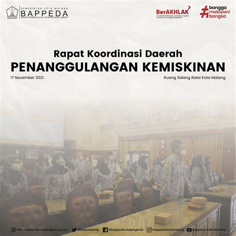 Rapat Koordinas Daerah Penanggulangan Kemiskinan Situs Resmi Badan