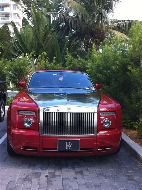 Red Rolls Royce Phantom Coupe - at the Mondrian South Beach | Exotic ...