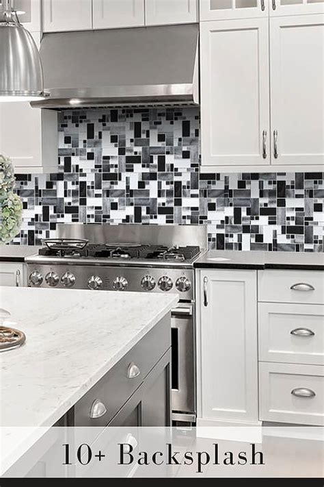 10 Glass And Metal Tile Backsplash GLAMOROUS Tiles