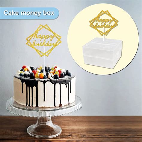 Money Cake Box For Cash T Surprise Cake Popping Stand With Money