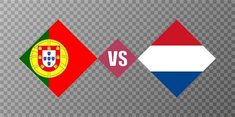 Portugal vs Netherlands flag concept. Vector illustration. 14888944 ...