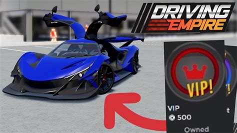 Becoming VIP In Roblox Driving Empire YouTube