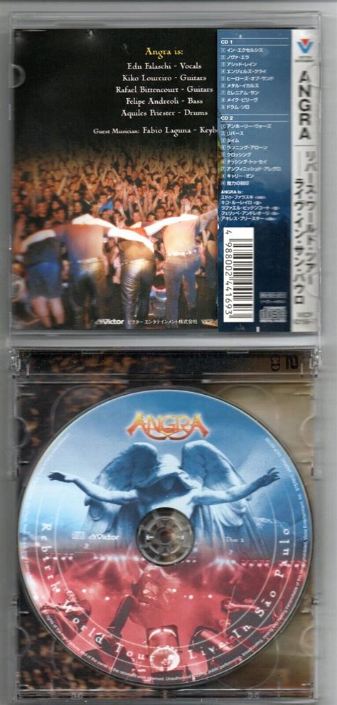 Angra Rebirth World Tour Live In Sao Paulo Cd Set Japanese Import