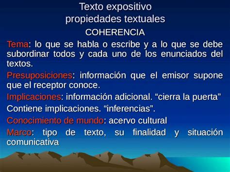 PPT Texto Expositivo Propiedades Textuales DOKUMEN TIPS