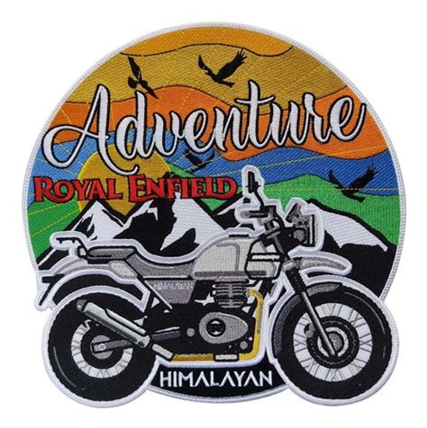 Parche Bordado Royal Enfield Adventure Himalayan Moto Rodada Cuotas