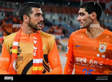 Belgian football player Marouane Fellaini, looks at Italian football ...