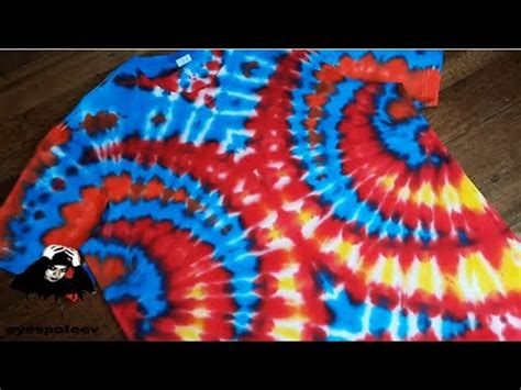 Circular Wigwag Tie Dye Diy Youtube