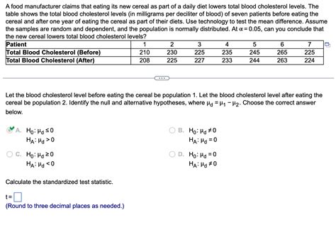 Calculate The Standardized Test Statistic Based On