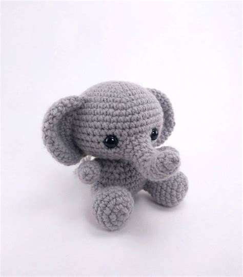 Elephant Stuffed Animal Crochet Pattern