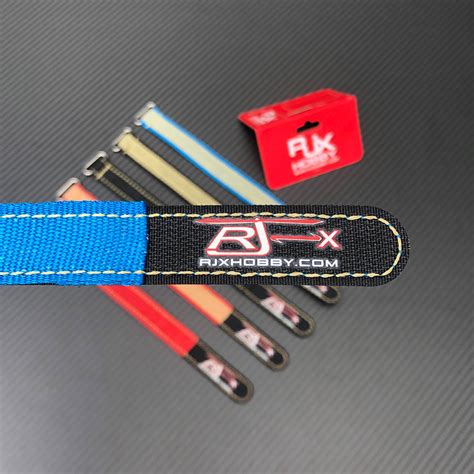 Rjxhobby 2pcs Zinc Alloy Seamless Buckle Kevlar Battery Strapwidth