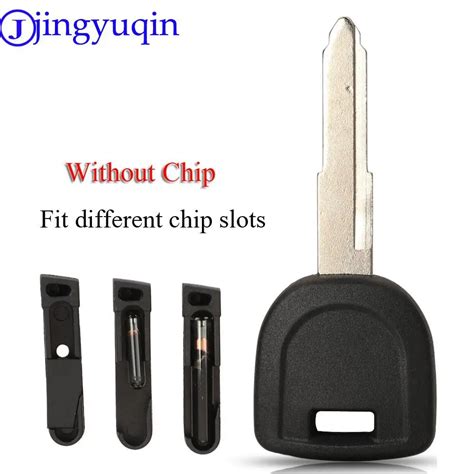 Jingyuqin Pcs Transponder Key Shell Uncut Blank Maz R Blade Cover