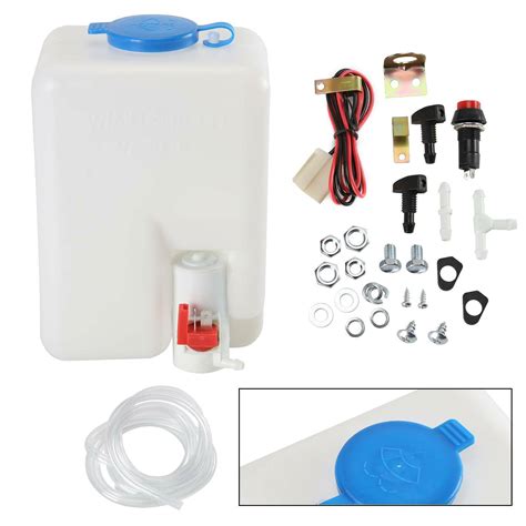 Universal 12v Windscreen Washer Bottle Kit Motor Pump Jets 160186 Classic Mini Ebay